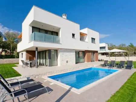 Location maison à Novigrad (Istra), Designvilla mit Dachterrasse und Panoramablick