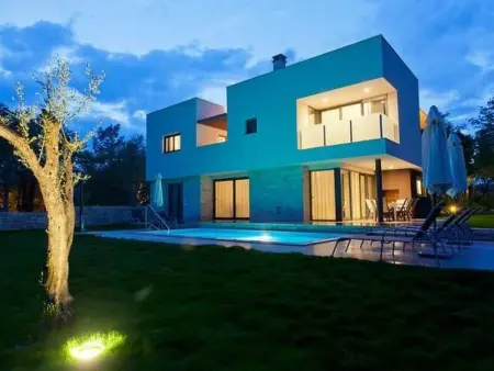 Designvilla mit Dachterrasse und Panoramablick, Maison 8 personnes à Novigrad (Istra) - Photo 5