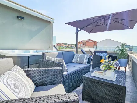 Maison moderne 6 personnes avec vue mer à Novigrad : photo 50