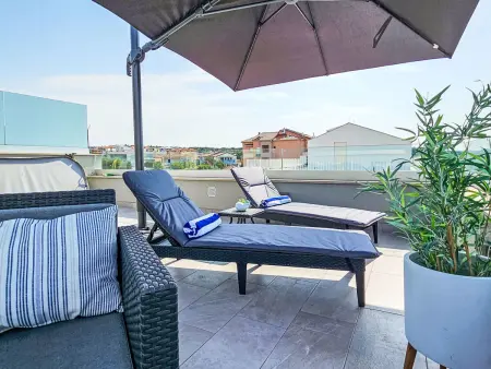 Maison moderne 6 personnes avec vue mer à Novigrad : photo 51