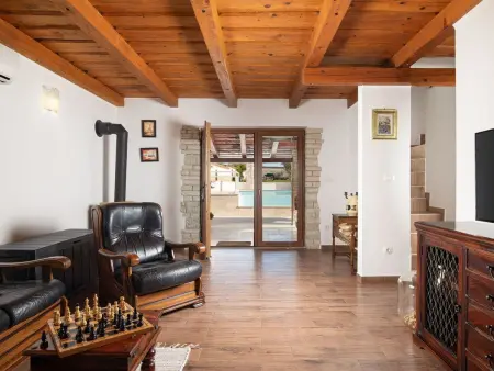 Villa en pierre avec piscine chauffée près de Pazin, Istrie : photo 5
