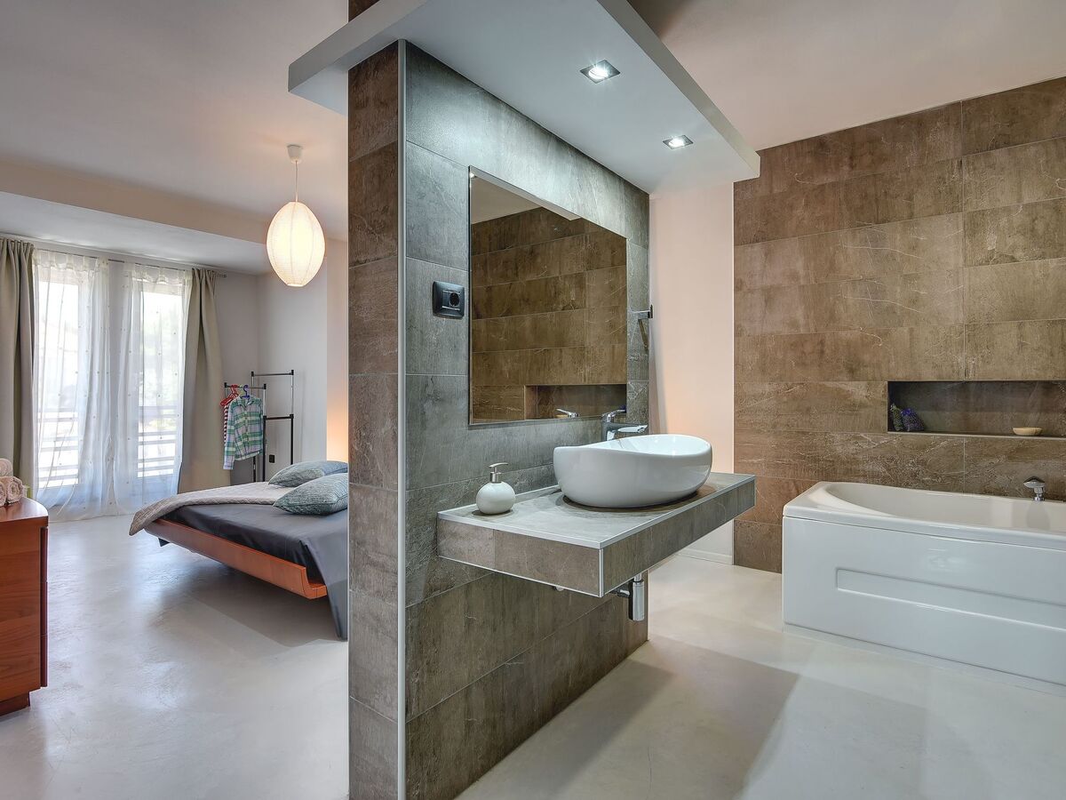 Villa Sunrise : 9 chambres, piscine et vue mer à Premantura - Photo 14