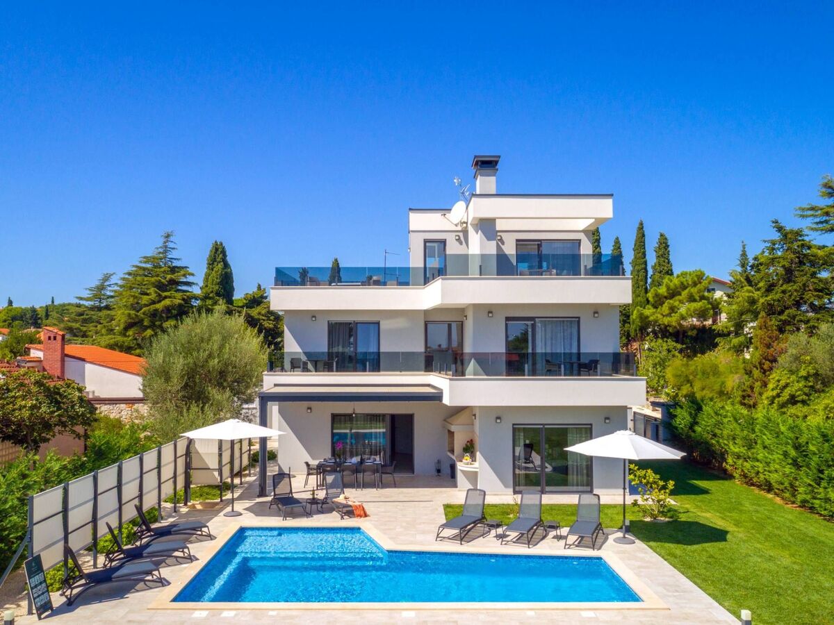 Villa K Premantura : piscine chauffée et vue mer - Photo 2