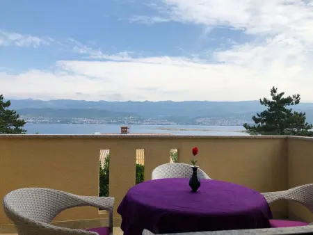 Villa Maria à Šilo, jardin 800 m² et vue mer