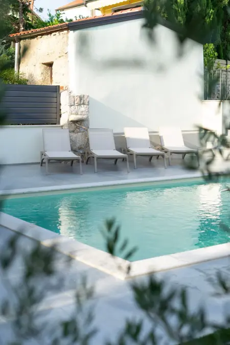 Villa Solaris sur Krk : pierre historique, piscine chauffée et sauna : photo 5