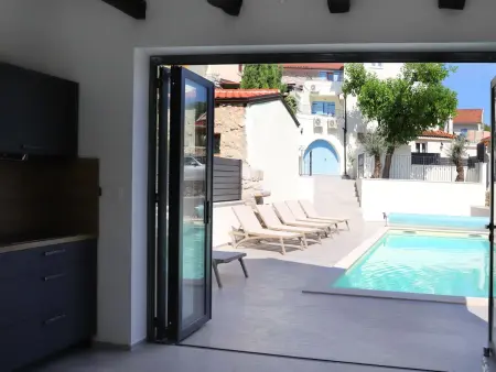 Villa Solaris sur Krk : pierre historique, piscine chauffée et sauna : photo 51