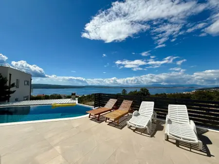 Villa moderne 5 chambres, piscine privée à Crikvenica : photo 9