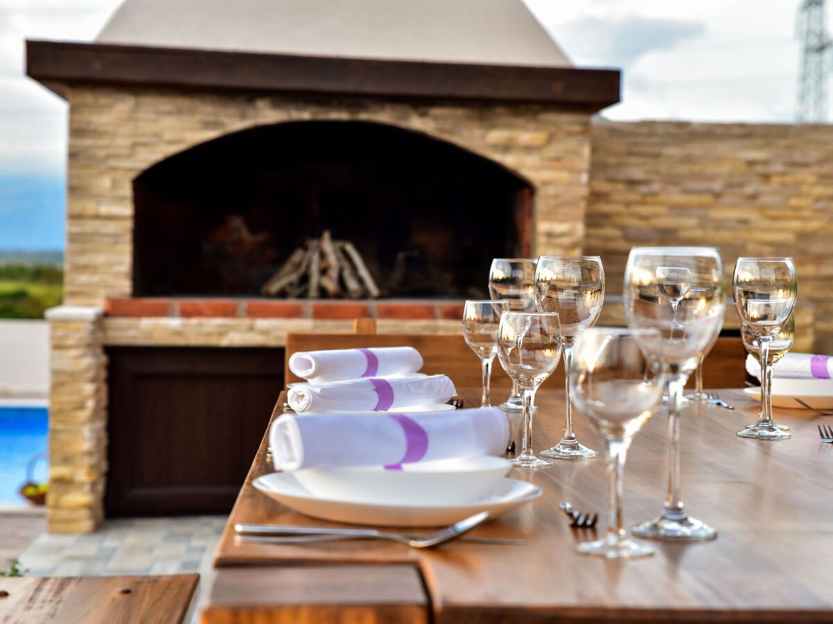Villa Maslina à Nin : piscine privée et vue Velebit - Photo 6