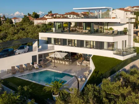 Villa Insel – Maison 8 pers., piscine chauffée, 100m plage