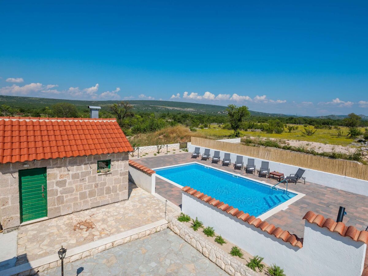 Villa Dalmata à Skradin : piscine privée près du Parc Krka - Photo 13