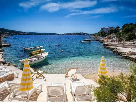 Maison 8 pers. avec piscine chauffée à 10m de la plage : photo 33