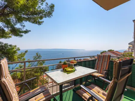 Maison Barbara avec vue mer, île de Ciovo