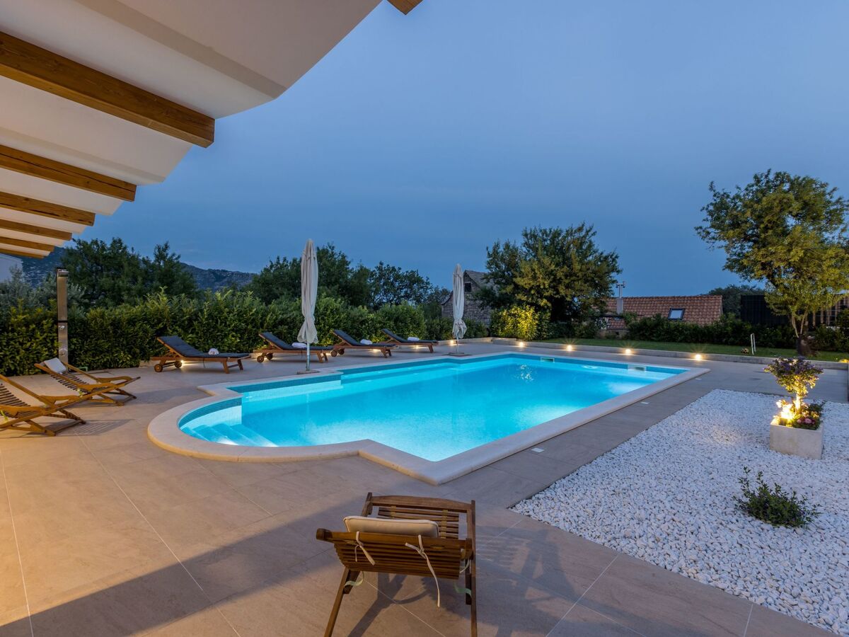 Villa Melki à Klis : maison 6 chambres avec grand pool privé - Photo 93