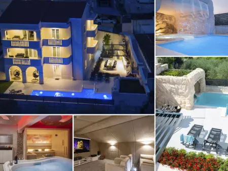 Location maison à Podstrana, Luxuriöse Villa Elais für 10 Personen