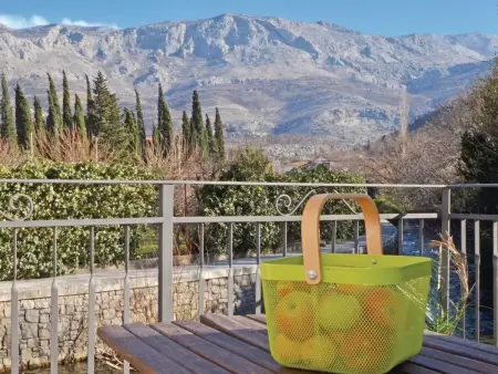 Maison Žrnovnica : 5 pers., terrasses avec vue rivière
