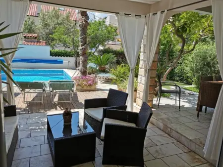 Maison 5 chambres avec piscine chauffée face à la mer : photo 23