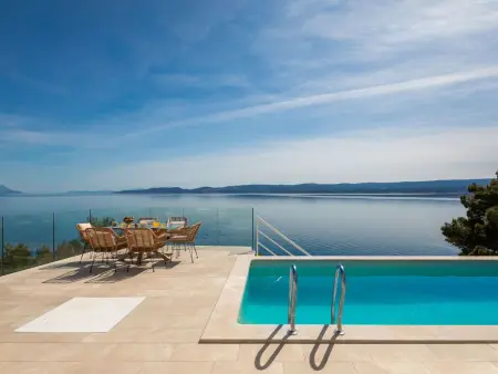 Villa 6 chambres Medici : piscine chauffée face à la mer : photo 15