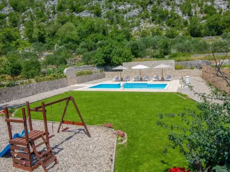 Villa Elin à Blato na Cetini, piscine privée 41 m² : photo 2