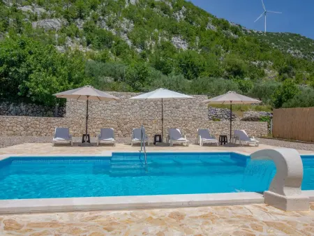 Villa Elin à Blato na Cetini, piscine privée 41 m² : photo 10