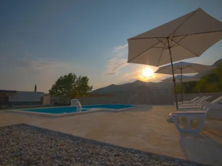 Villa Elin à Blato na Cetini, piscine privée 41 m² : photo 25