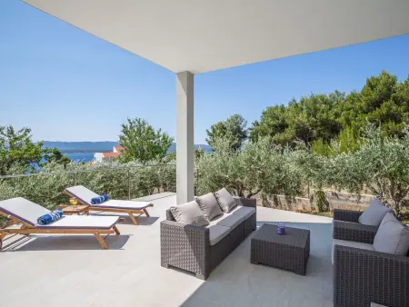 Villa Blanca : maison 12 pers., piscine chauffée, vue mer à Bol : photo 10