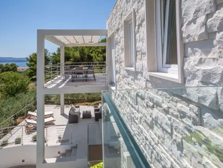 Villa Blanca : maison 12 pers., piscine chauffée, vue mer à Bol : photo 24