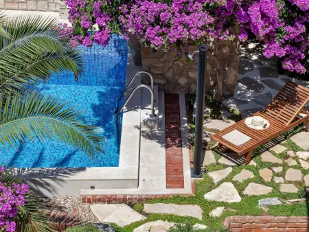Maison Carpe Diem, pierre et piscine face à la mer : photo 2