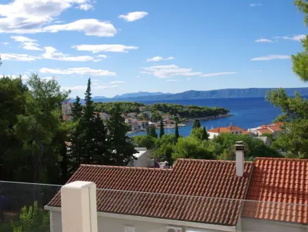 Maison pierre Sumartin, piscine à débordement vue mer : photo 27