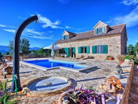 Villa Aristea : 3 maisons, piscine chauffée à Hvar : photo 8