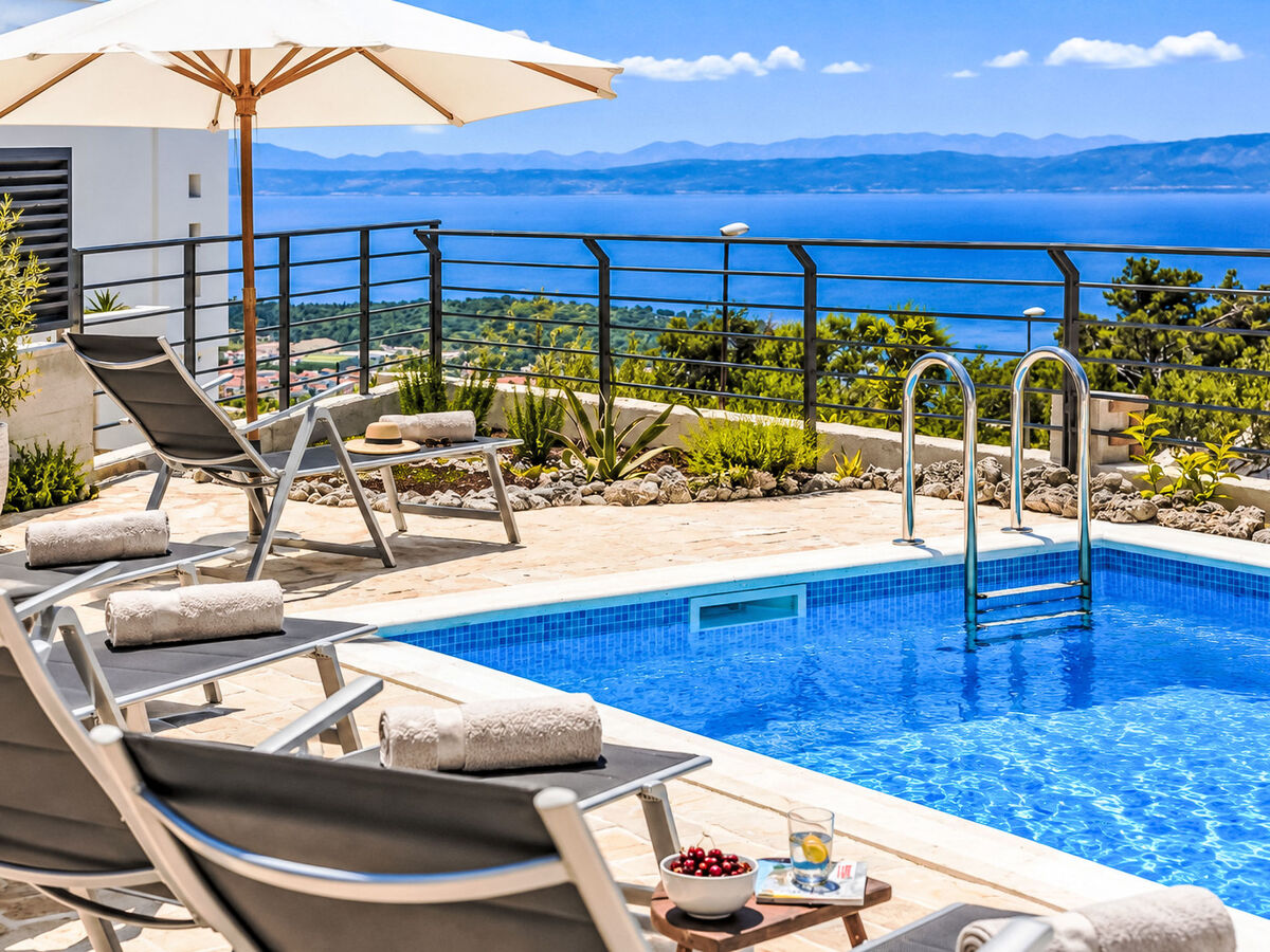 Villa moderne 3 chambres avec piscine chauffée à Makarska - Photo 1