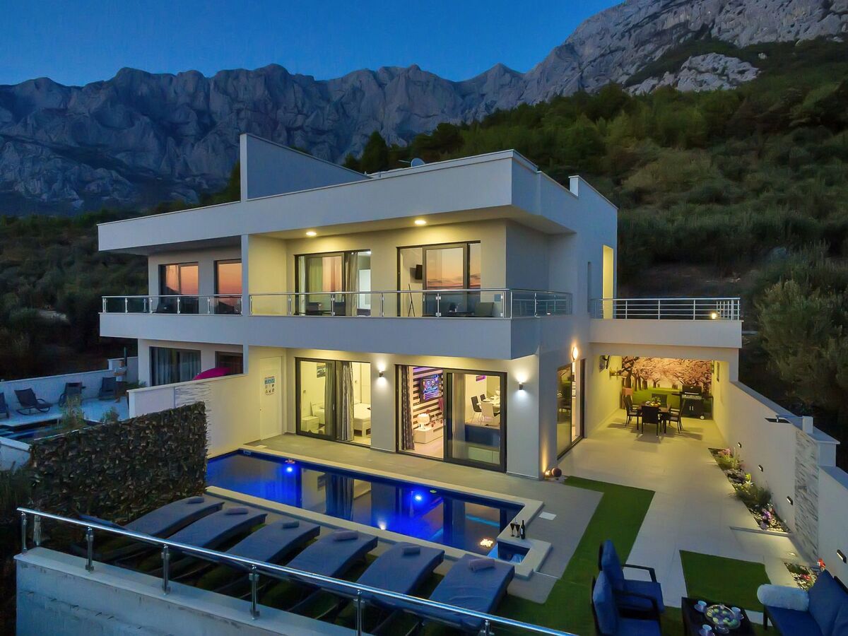 Villa Nera : maison avec piscine privée chauffée à Makarska - Photo 46