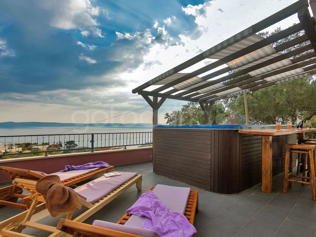 Maison avec bain à remous face à la mer, Makarska - Photo 4