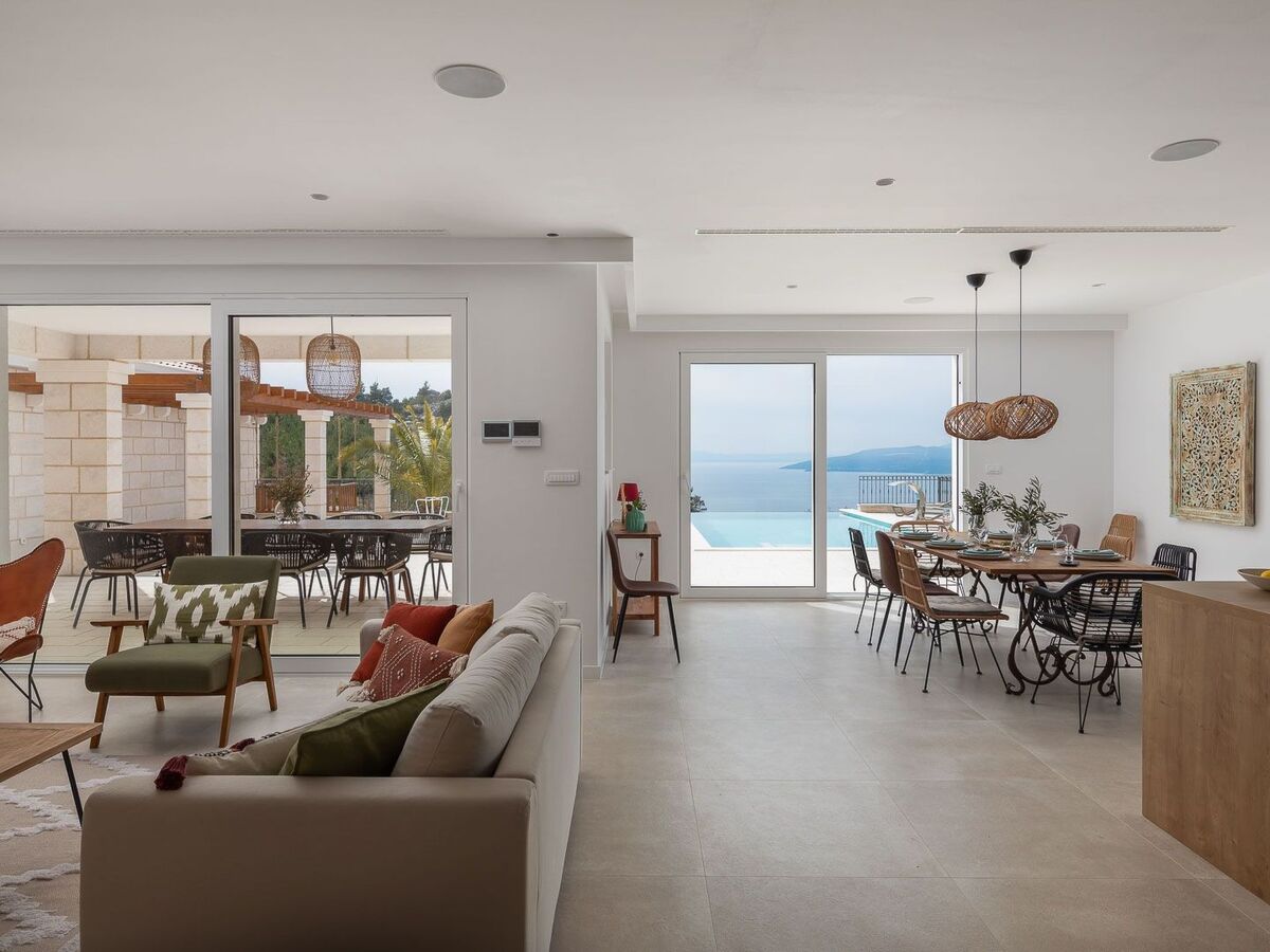 Villa Vespera - Maison 12 pers., piscine chauffée, vue Adriatique - Photo 24