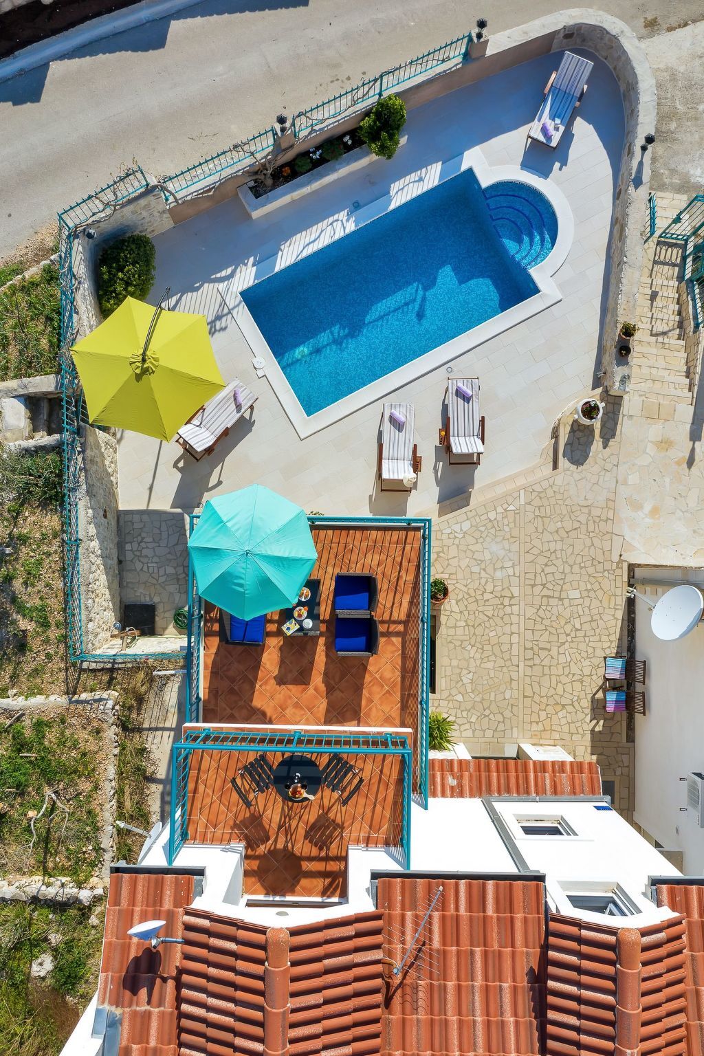 Maison Podgora avec vue mer et piscine privée - Photo 5