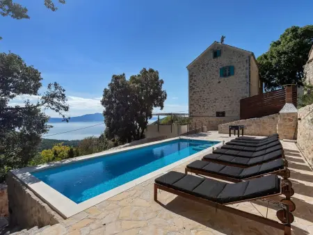 Barbarello - Maison 4 chambres, piscine chauffée, vue mer : photo 2