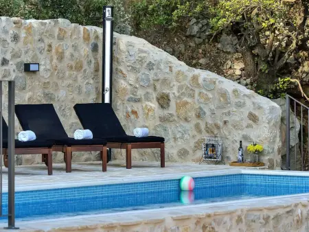 Barbarello - Maison 4 chambres, piscine chauffée, vue mer : photo 5