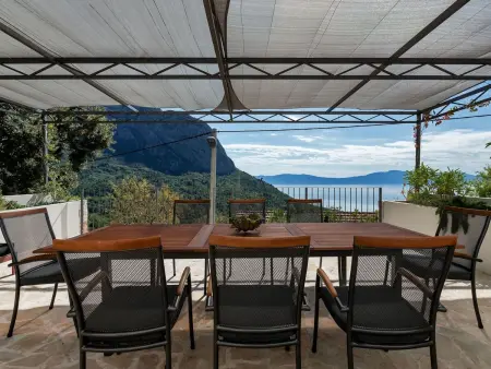 Barbarello - Maison 4 chambres, piscine chauffée, vue mer : photo 7