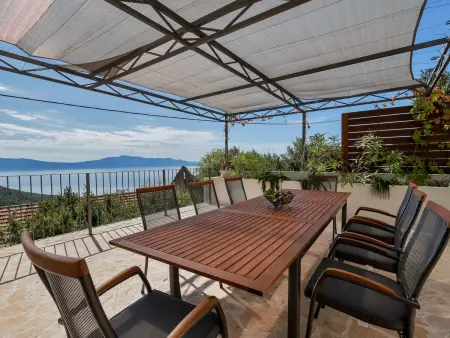 Barbarello - Maison 4 chambres, piscine chauffée, vue mer : photo 8