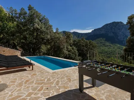 Barbarello - Maison 4 chambres, piscine chauffée, vue mer : photo 12