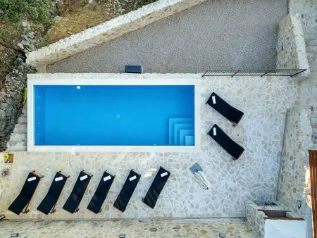 Barbarello - Maison 4 chambres, piscine chauffée, vue mer : photo 14