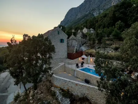 Barbarello - Maison 4 chambres, piscine chauffée, vue mer : photo 42