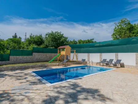 Villa 8 pers. Grubine : piscine privée et jardin : photo 8