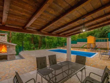 Villa 8 pers. Grubine : piscine privée et jardin : photo 29