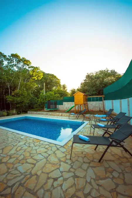 Villa 8 pers. Grubine : piscine privée et jardin : photo 55