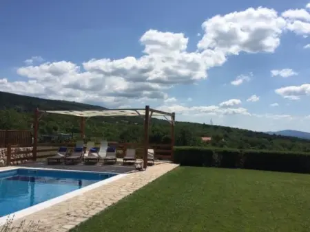 Villa Domus Dominica, piscine privée et terrasse à Donji Vinjani : photo 2