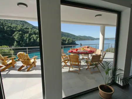 Villa Hera, maison 8 personnes avec piscine face à la mer : photo 14