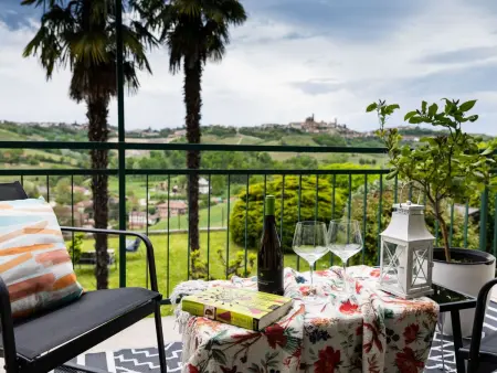 Location maison à Cisterna d'Asti, mit privatem Pool, AC und Weinkeller
