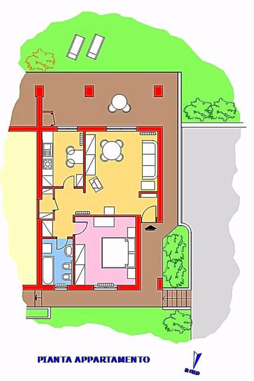 Appartement 56 m² jardin privé près du Lago Maggiore - Photo 5