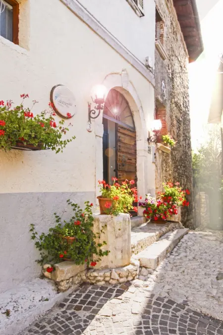 Location appartement à Pescorocchiano, Le Dispense Haus Berg und See