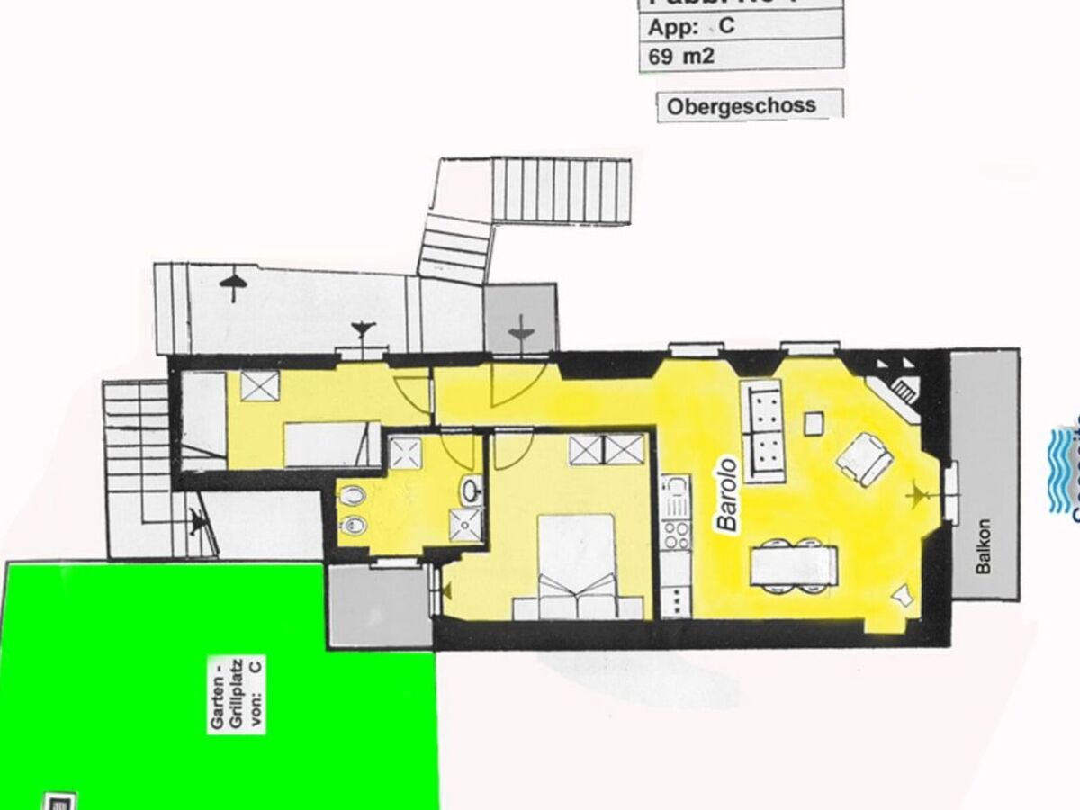 Barolo, appartement 80 m² vue lac Côme à Gravedona - Photo 21